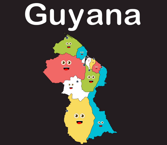 Guyana Coloring Sheet