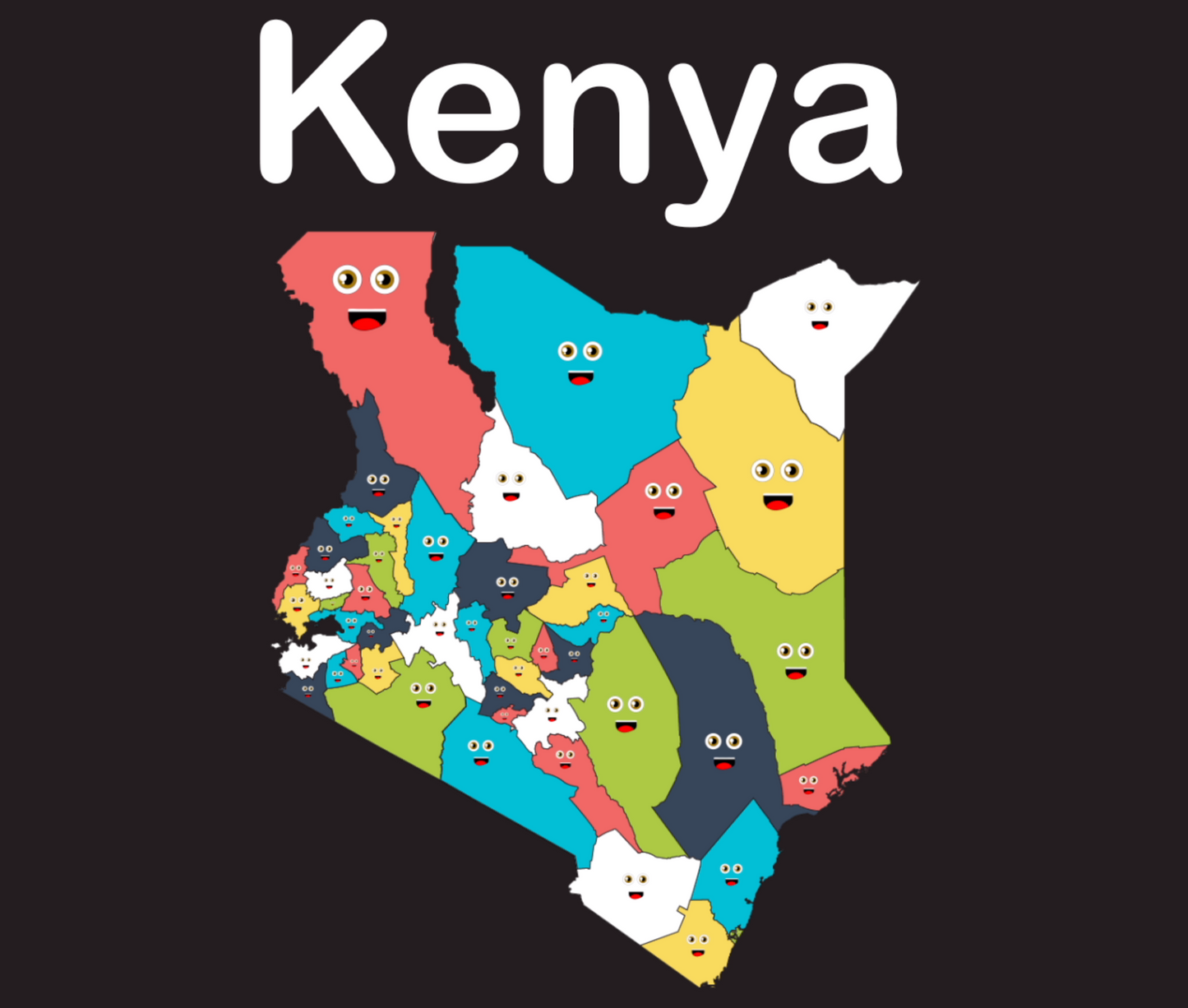 Kenya Coloring Sheet