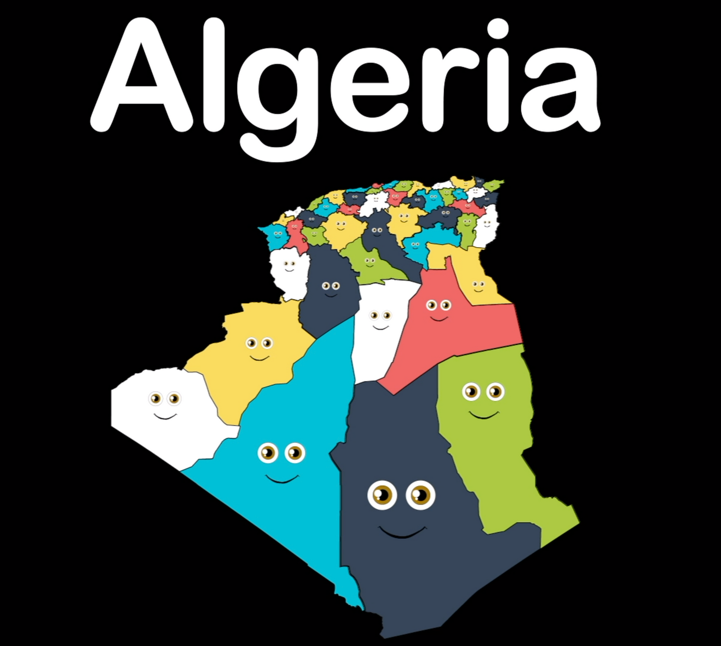 Algeria Coloring Sheet