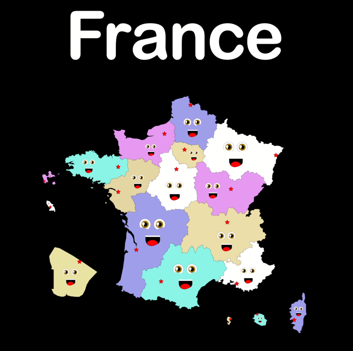 France Coloring Sheet