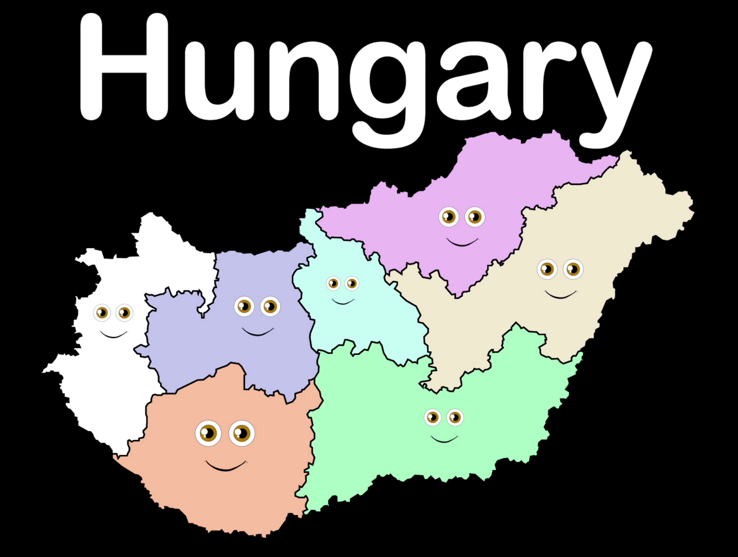 Hungary Coloring Sheet