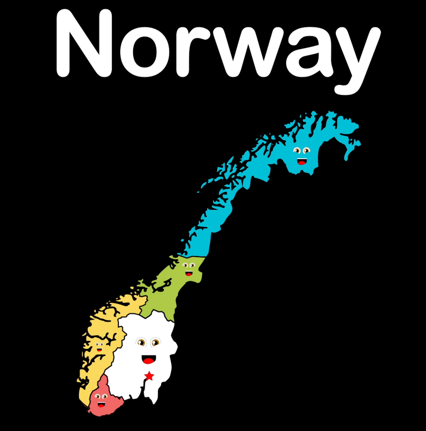 Norway Coloring Sheet