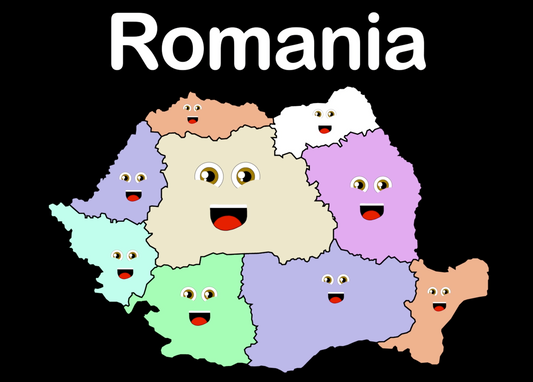 Romania Coloring Sheet