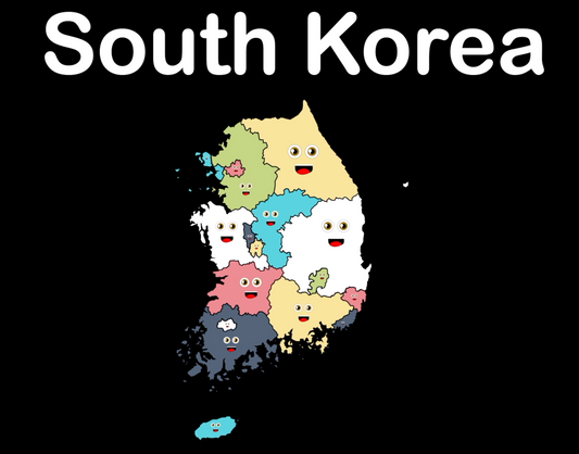South Korea Coloring Sheet