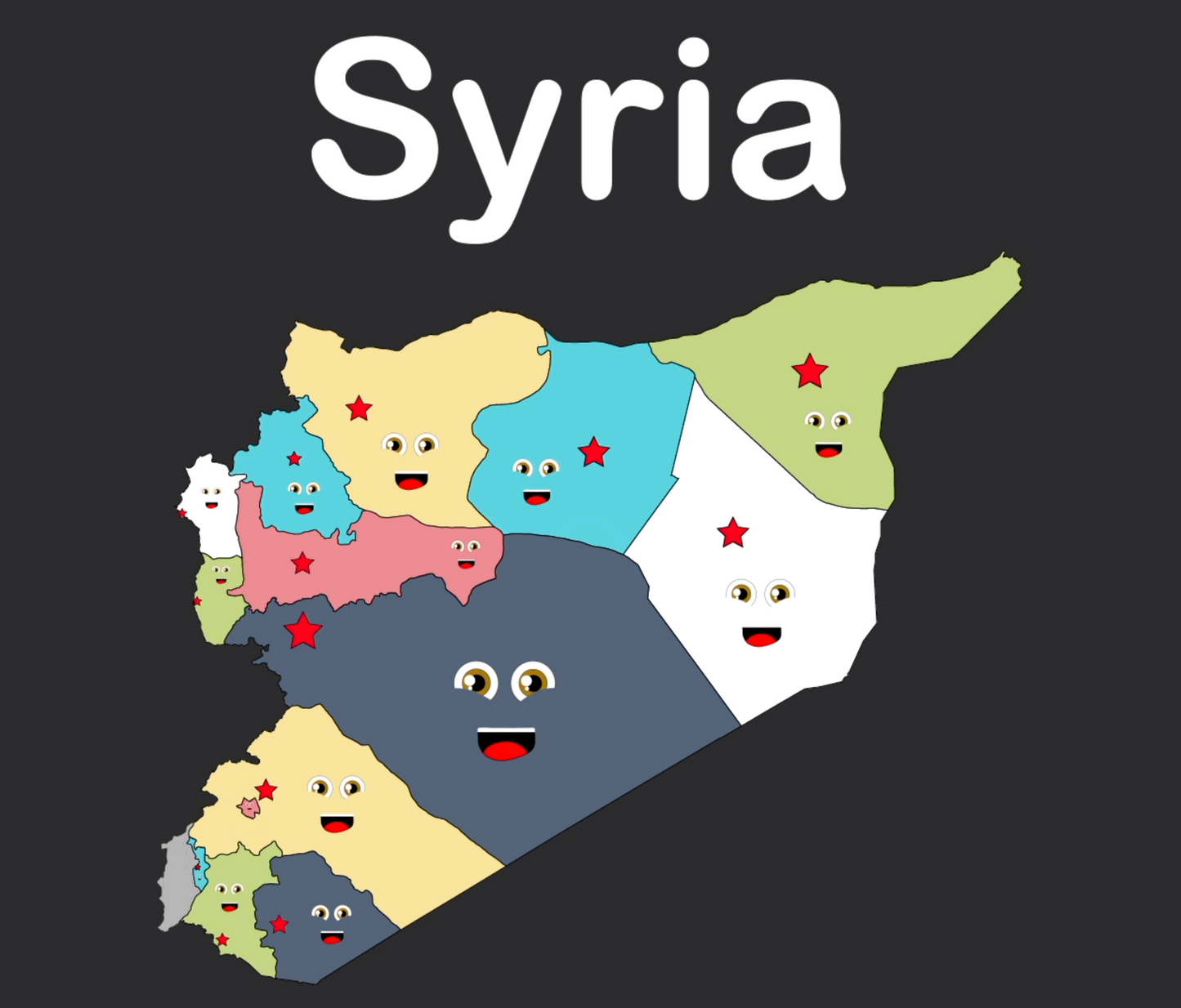 Syria Coloring Sheet