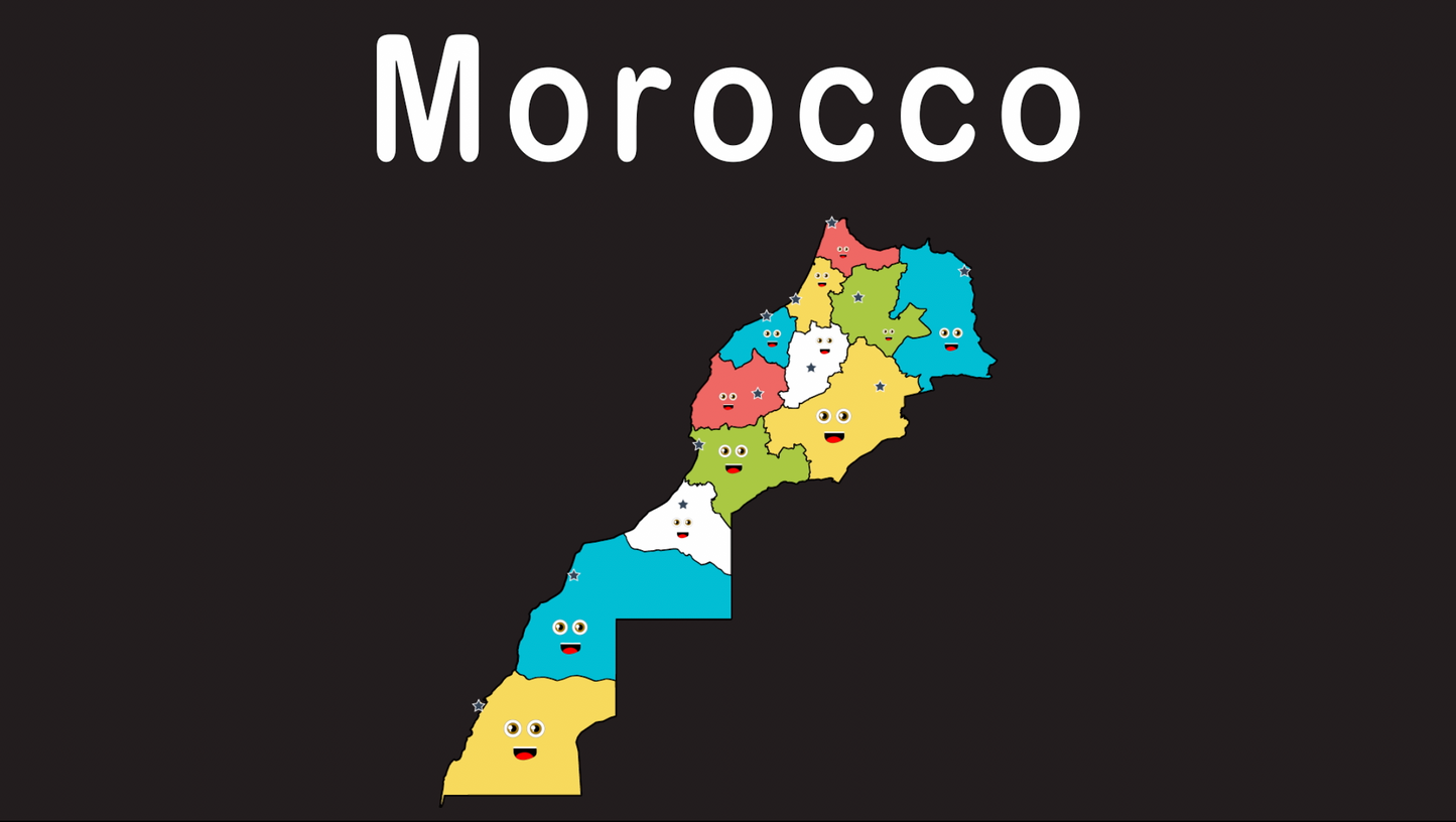 Morocco Coloring Sheet
