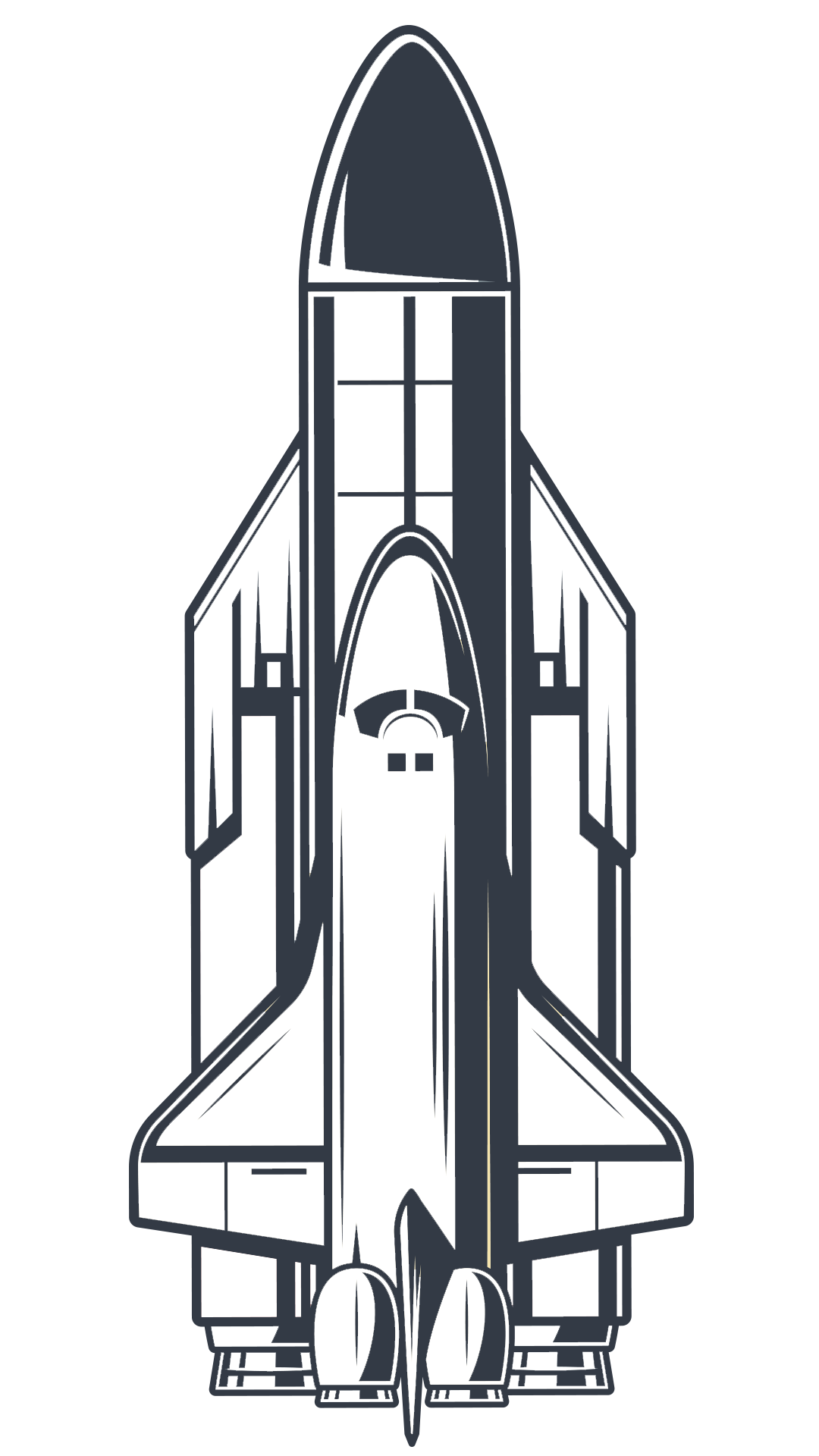 Space Shuttle Coloring Sheet
