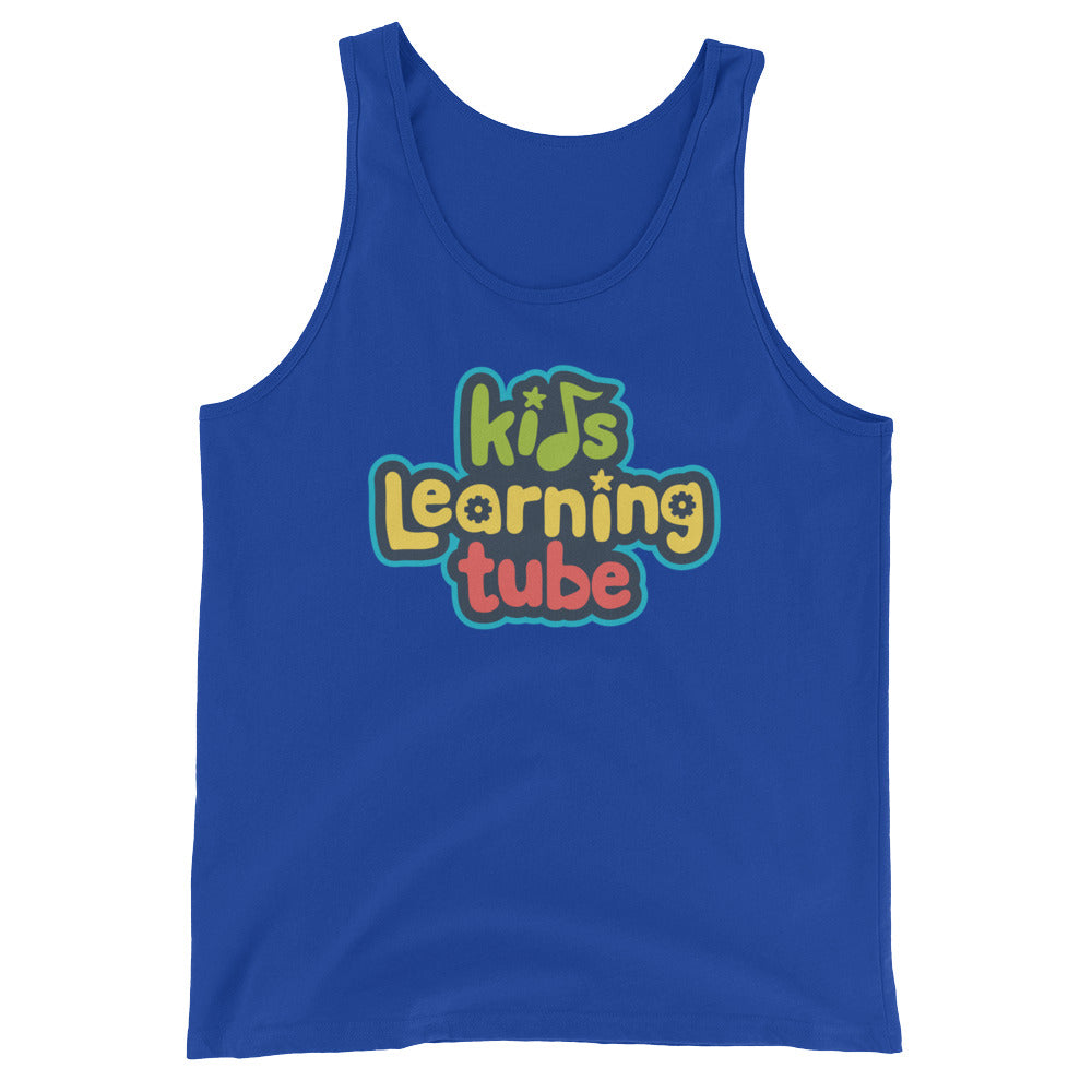 Kids Learning Tube Stacked Logo Adult Unisex Tank Top