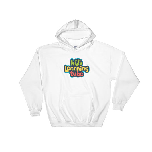 Kids Learning Tube Stacked Logo Adult Unisex Hooded Sweatshirt
