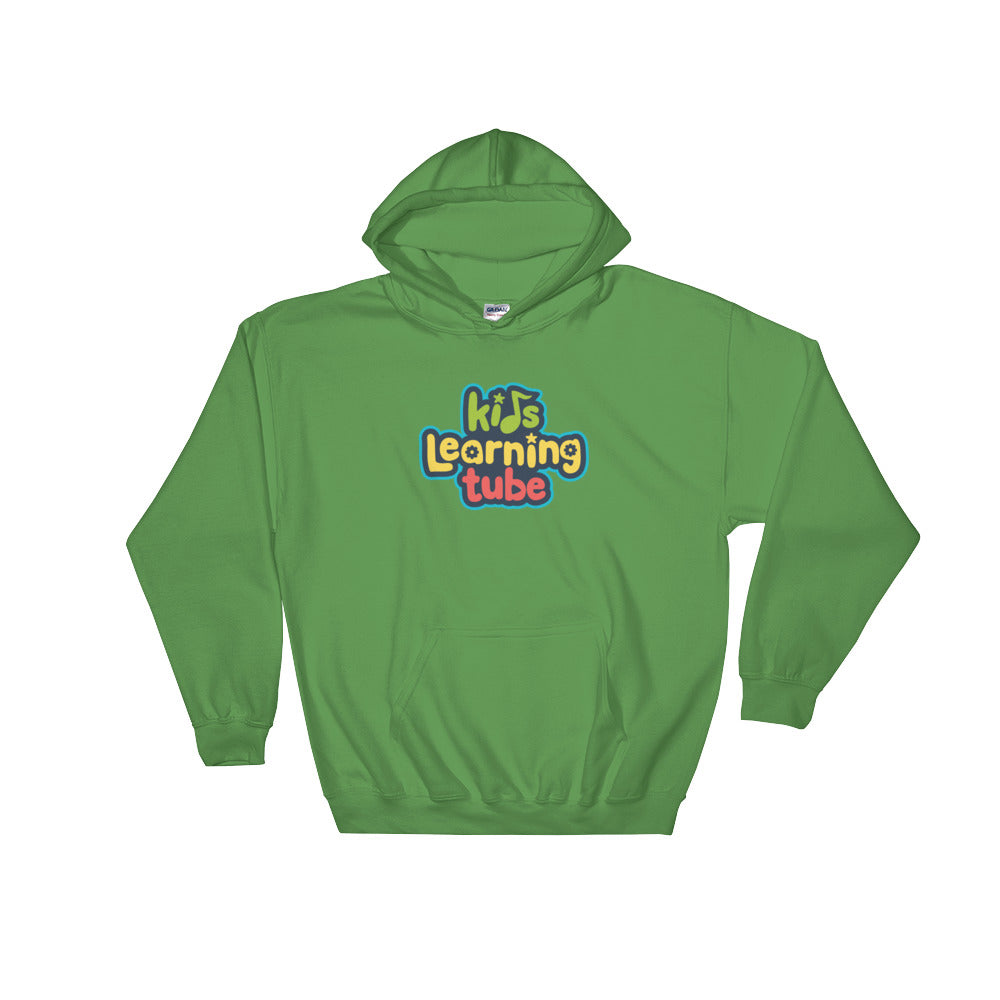 Kids Learning Tube Stacked Logo Adult Unisex Hooded Sweatshirt