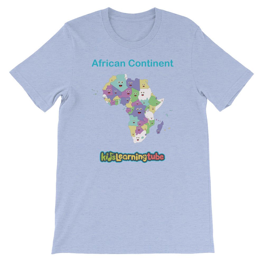 'African Continent' Adult Unisex Short Sleeve T-Shirt