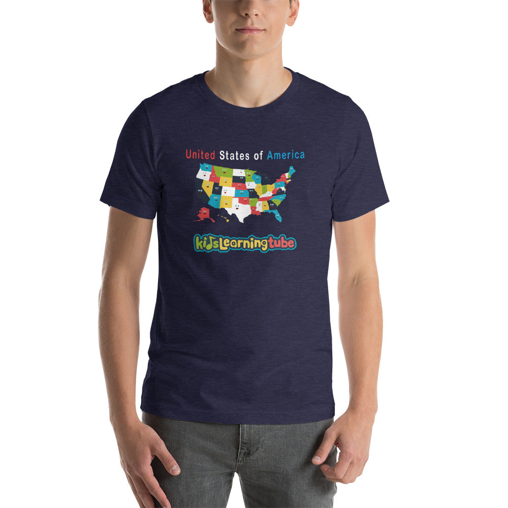 50 States-Short-Sleeve Unisex T-Shirt