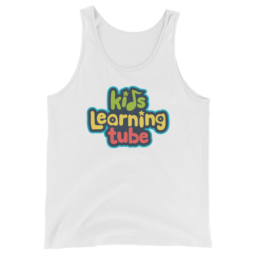 Kids Learning Tube Stacked Logo Adult Unisex Tank Top