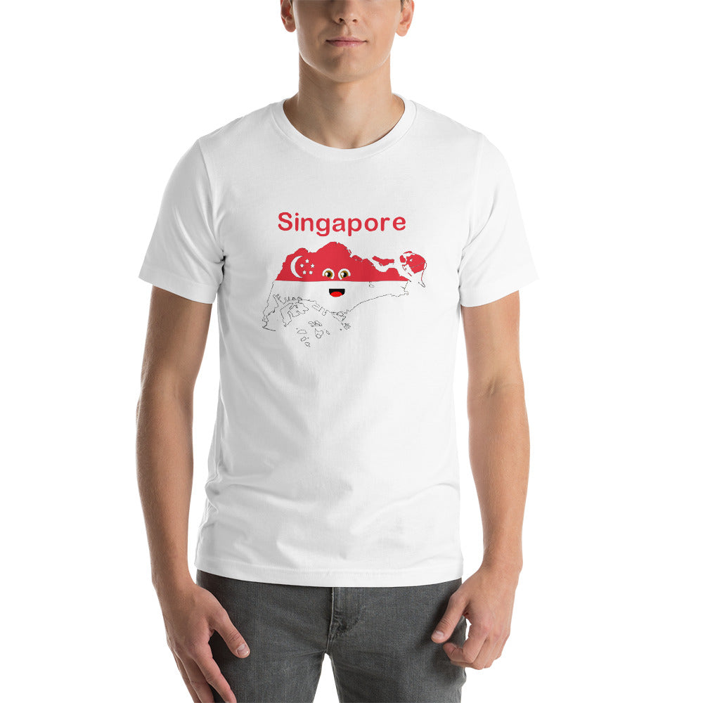 Singapore-Short-Sleeve Unisex T-Shirt