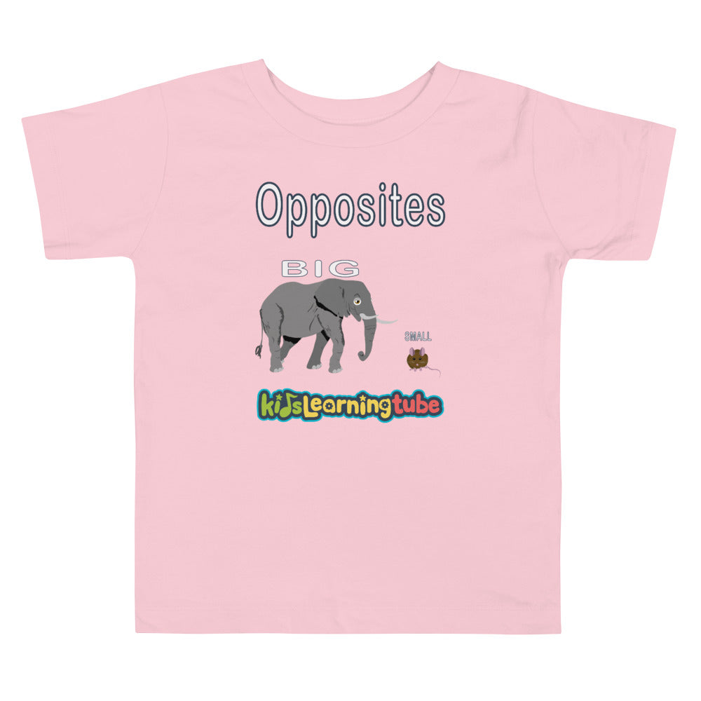 Opposites - Toddler Short Sleeve Tee