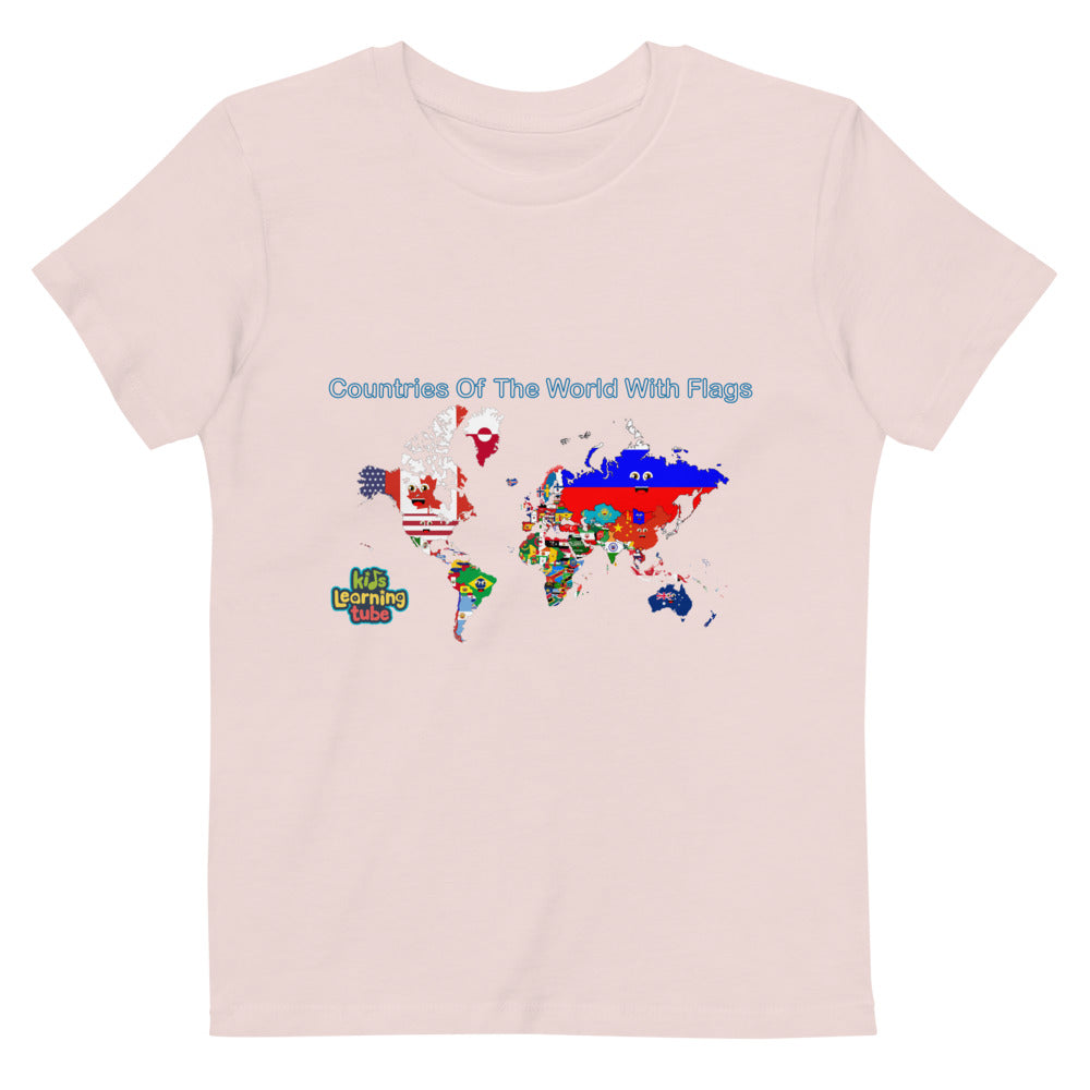 Countries of the World  - Organic cotton kids t-shirt