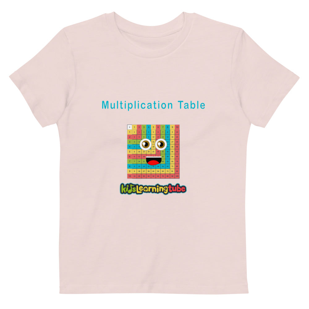 Multiplication Table - Organic cotton kids t-shirt