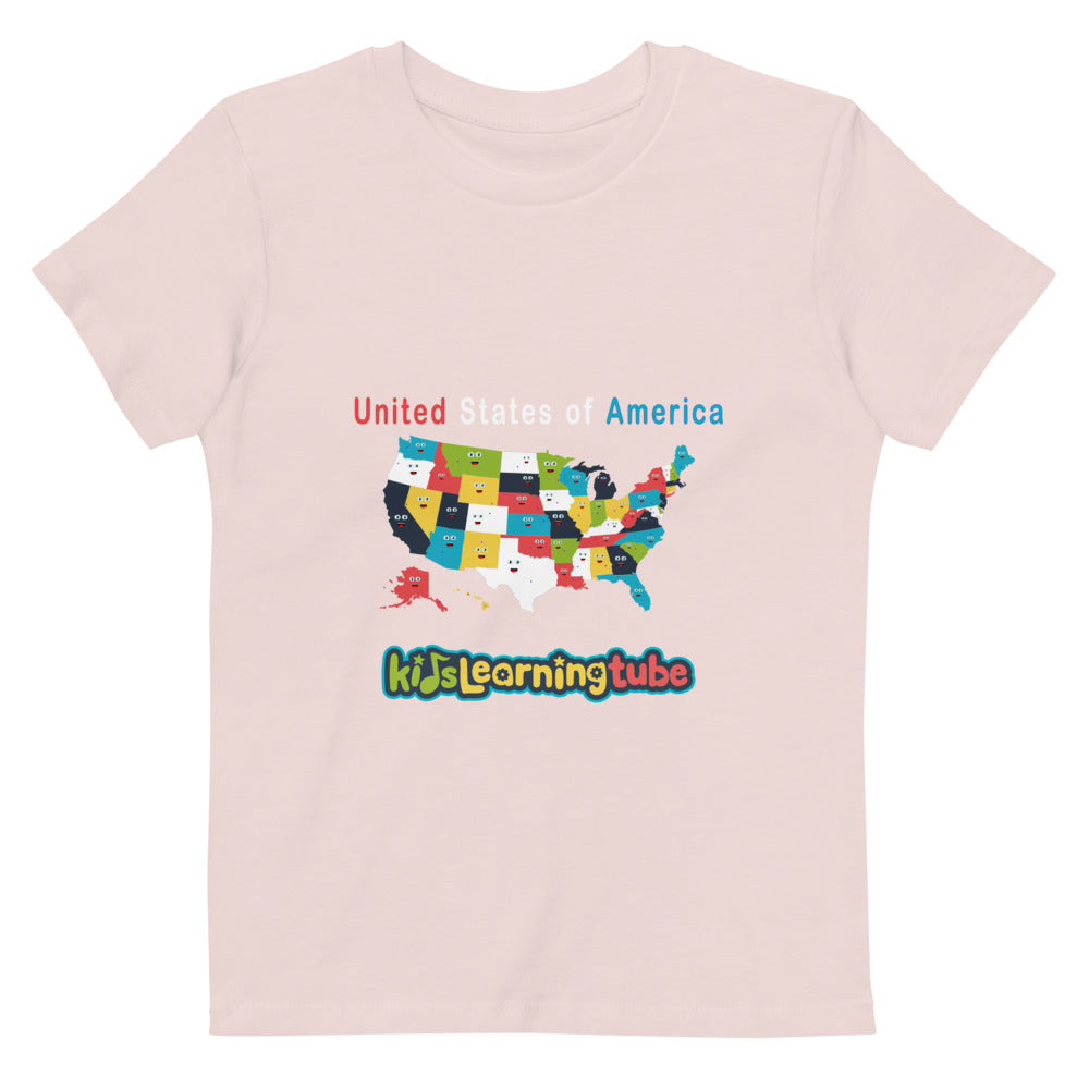 50 States - Organic cotton kids t-shirt