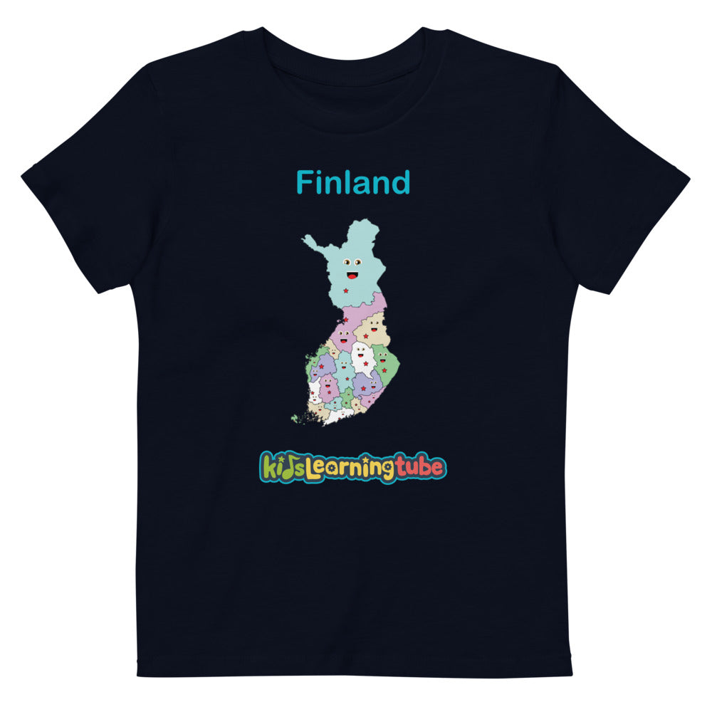 Finland  Organic cotton kids t-shirt
