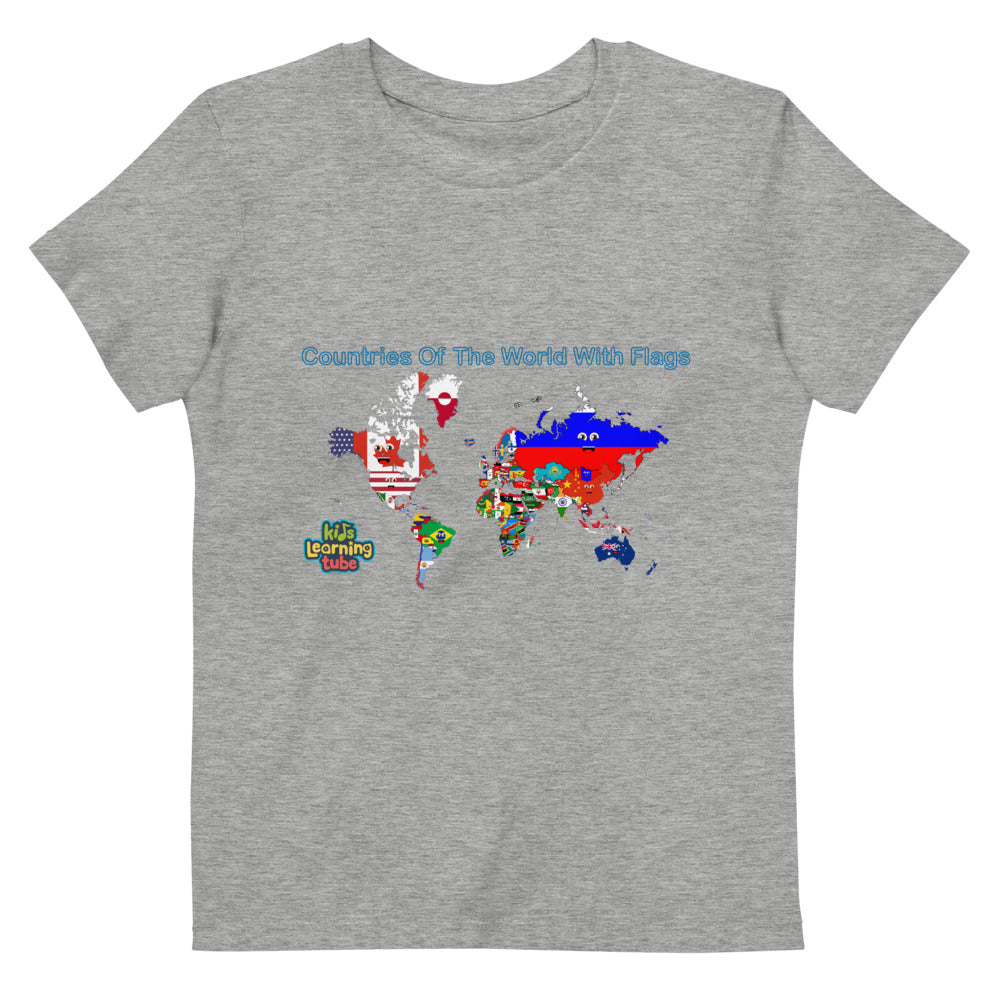 Countries of the World  - Organic cotton kids t-shirt