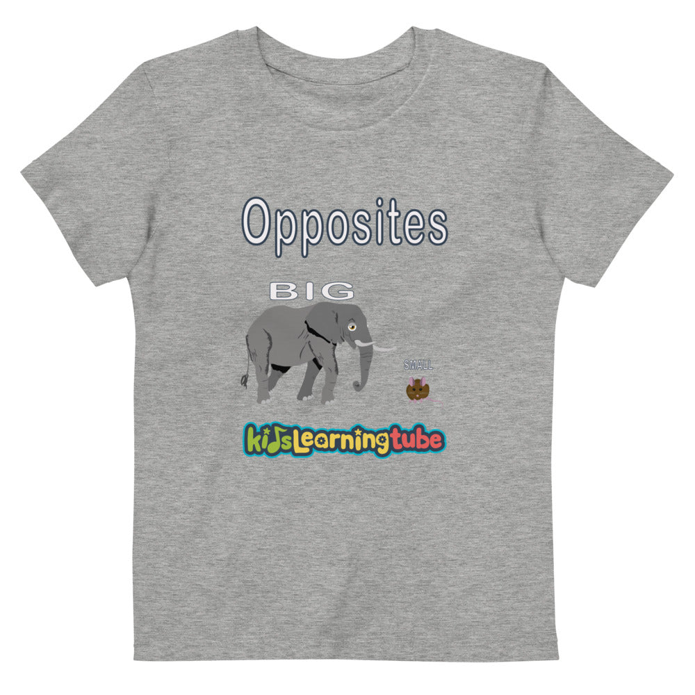Opposites - Organic cotton kids t-shirt