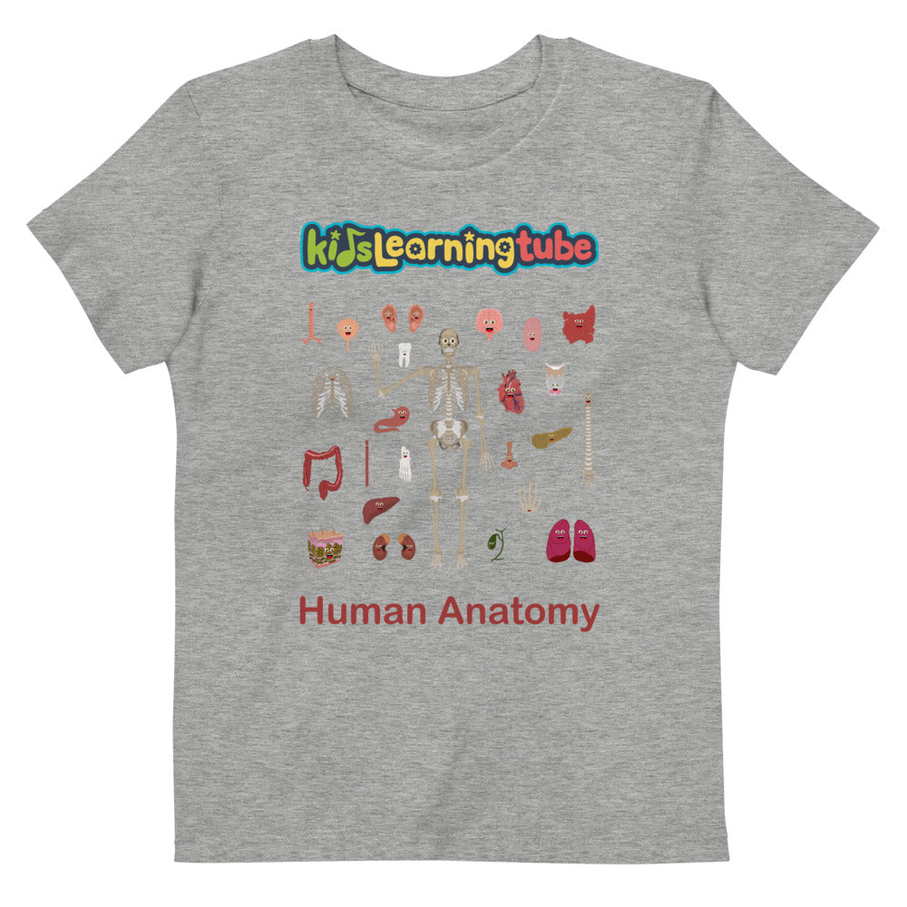 Human Anatomy Organic cotton kids t-shirt