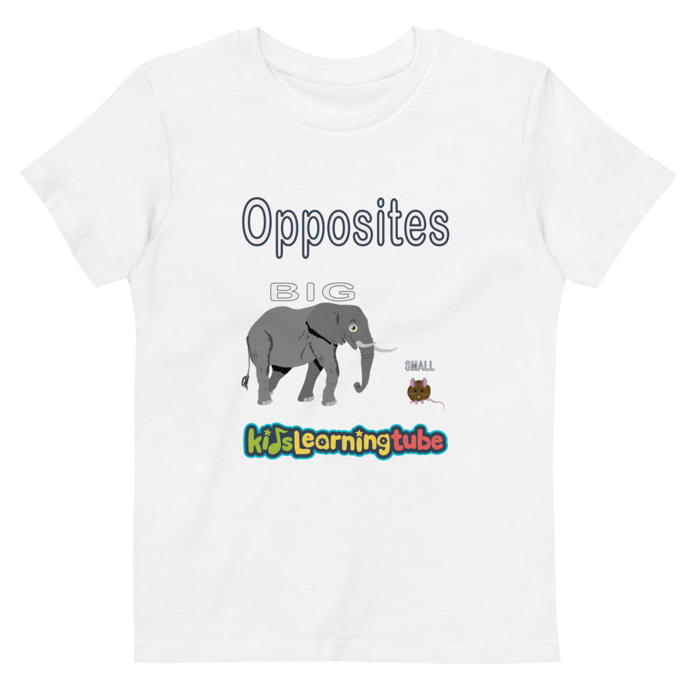 Opposites - Organic cotton kids t-shirt