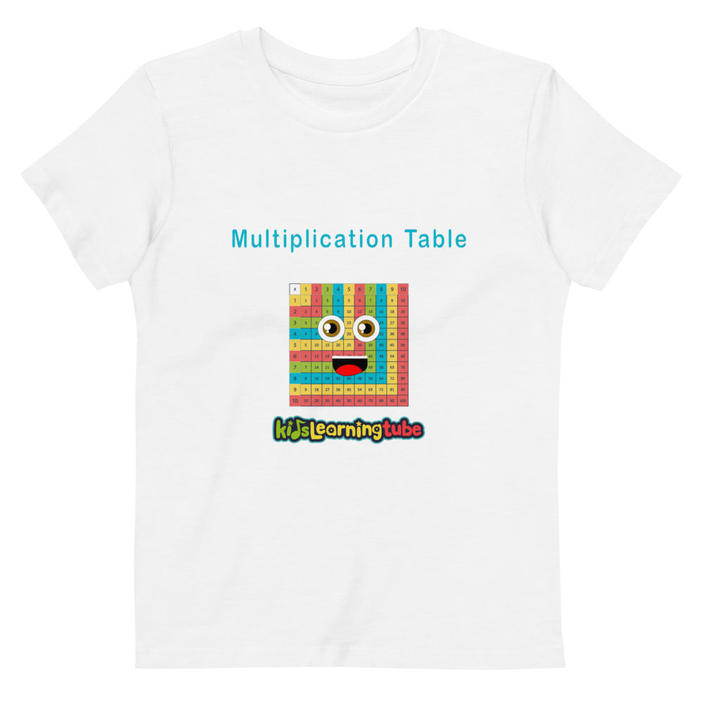Multiplication Table - Organic cotton kids t-shirt