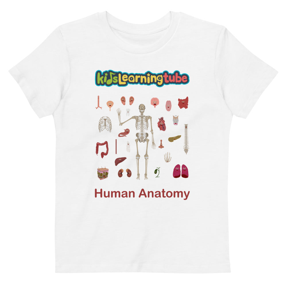 Human Anatomy Organic cotton kids t-shirt