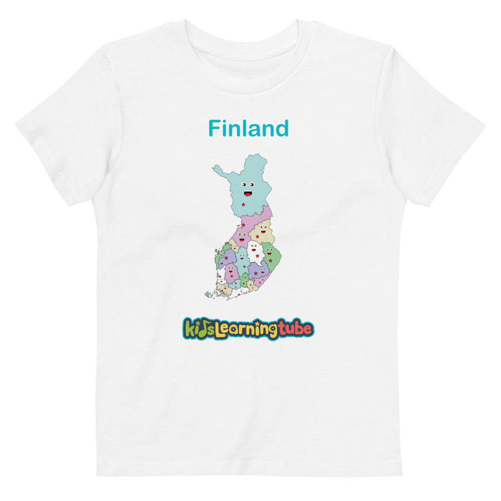 Finland  Organic cotton kids t-shirt