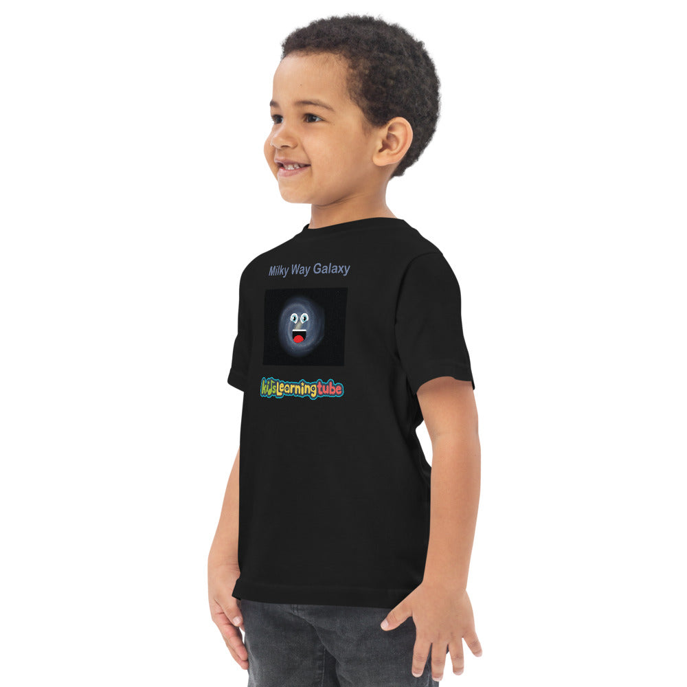 Milky Way Galaxy -Toddler jersey t-shirt