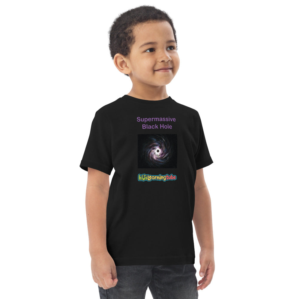 Hole t-shirt Black Learning Toddler Supermassive Tube jersey Kids –