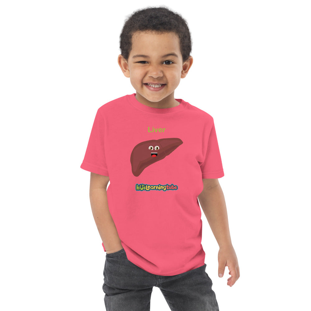 Liver - Toddler jersey t-shirt
