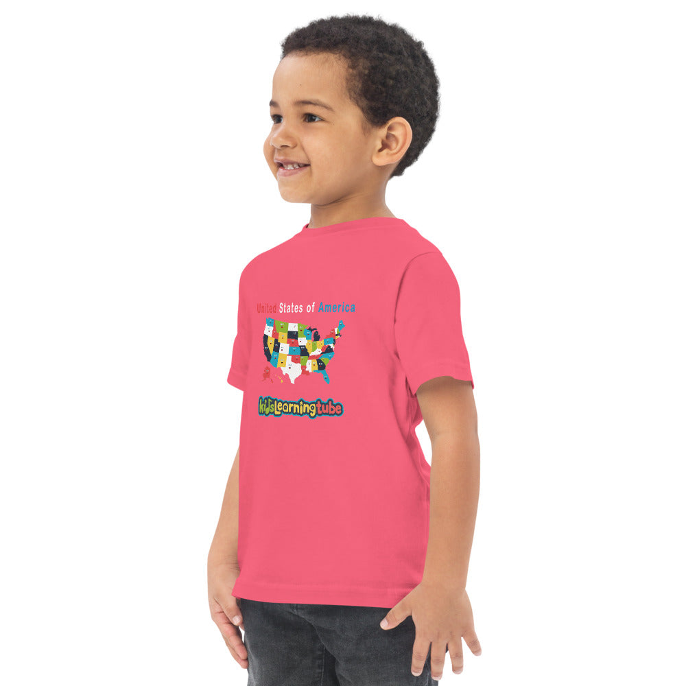 50 States  - Toddler jersey t-shirt