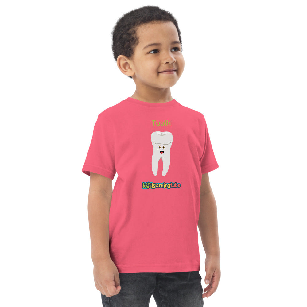 Tooth - Toddler jersey t-shirt