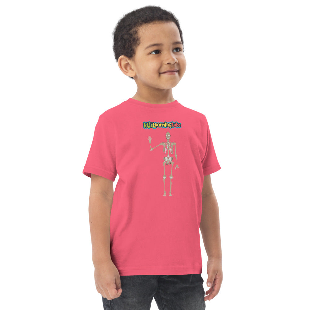 Skeleton - Toddler jersey t-shirt