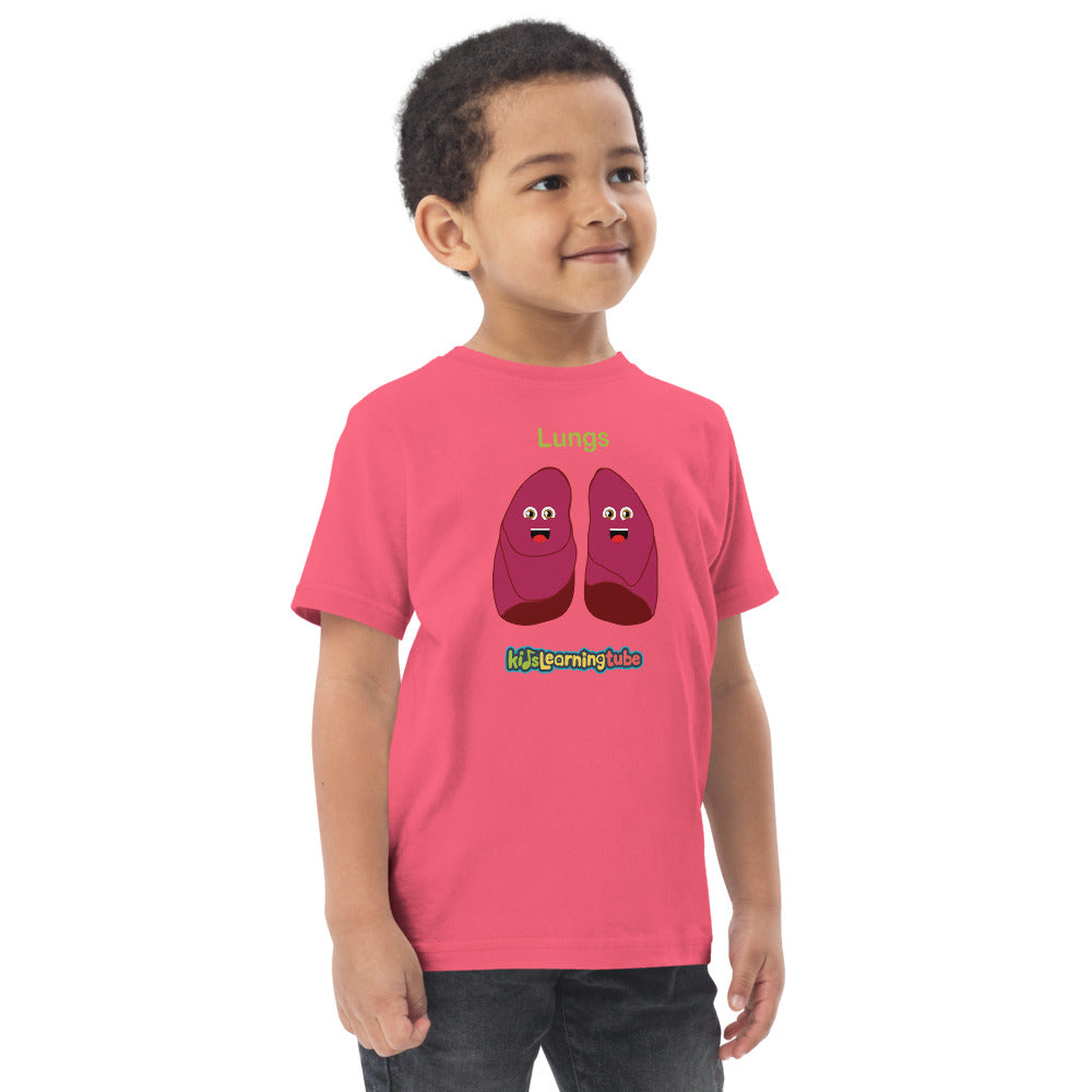 Lungs - Toddler jersey t-shirt