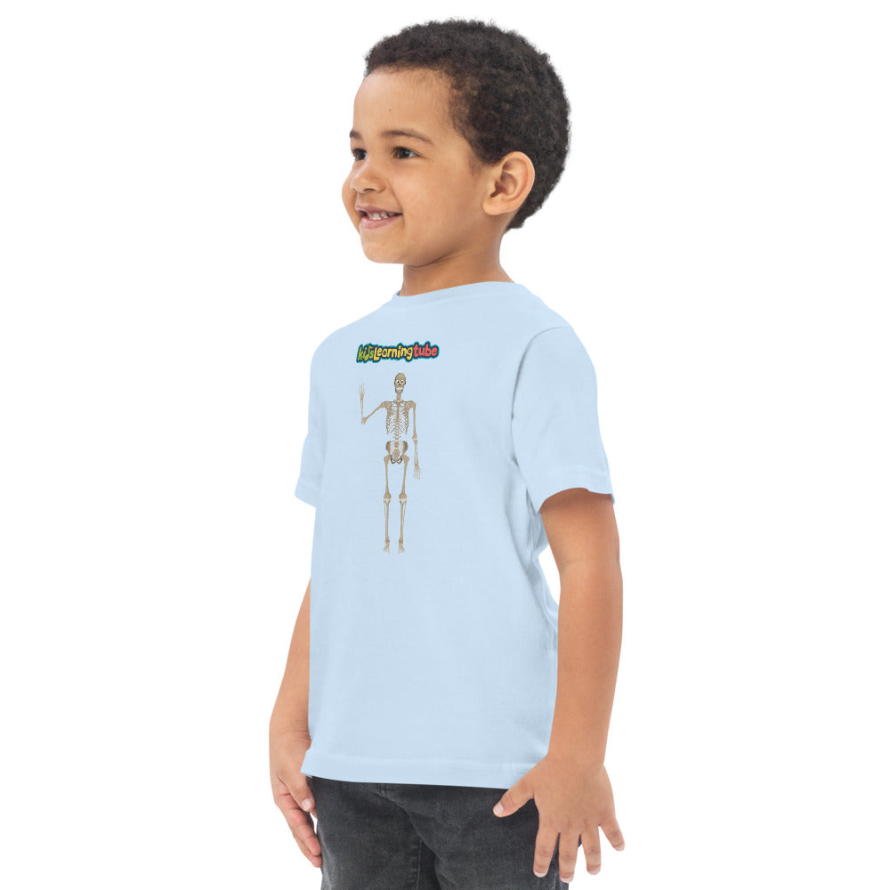Skeleton - Toddler jersey t-shirt