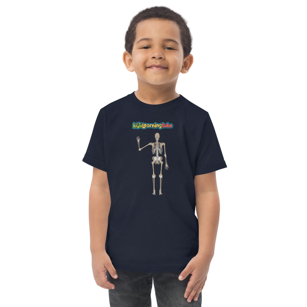 Skeleton - Toddler jersey t-shirt