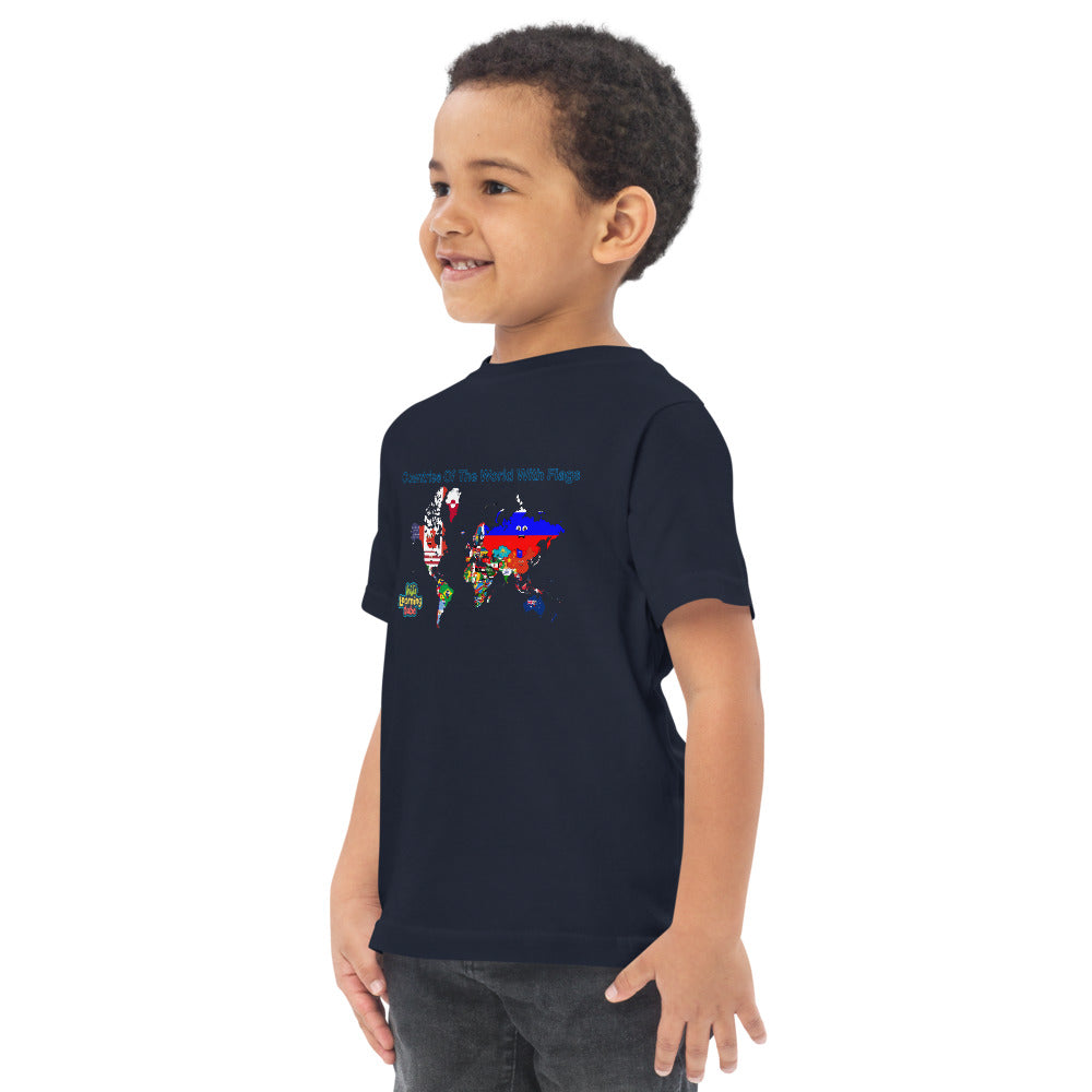 Countries of the World - Toddler jersey t-shirt