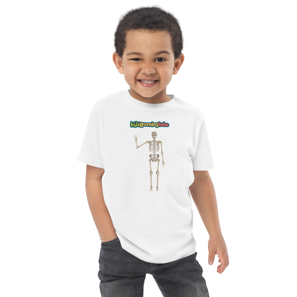 Skeleton - Toddler jersey t-shirt