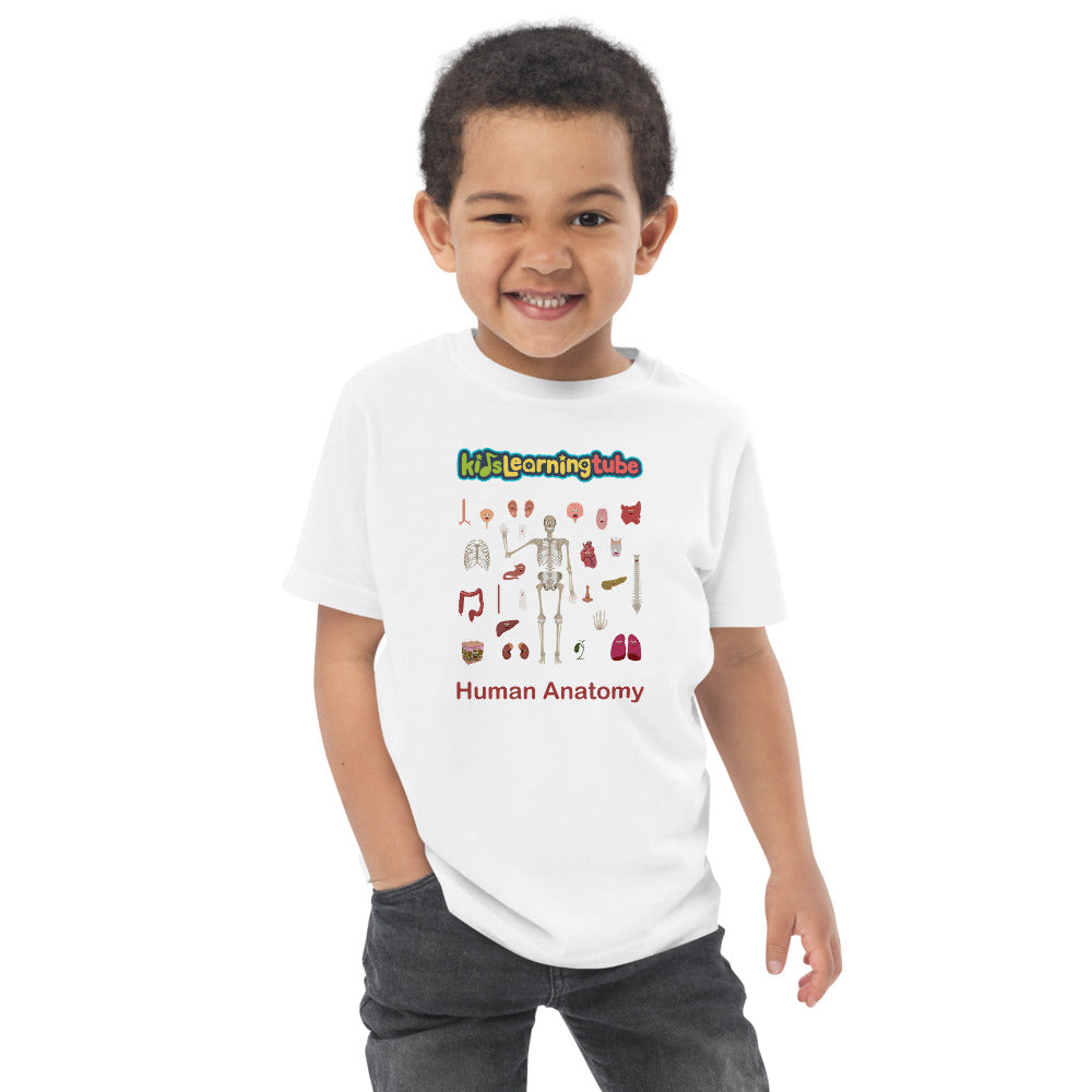 Human Anatomy - Toddler jersey t-shirt