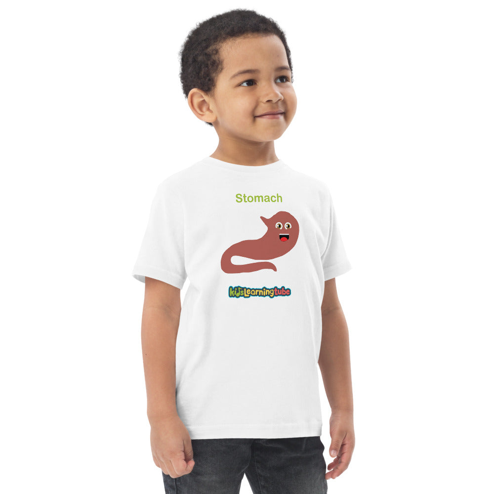 Stomach - Toddler jersey t-shirt