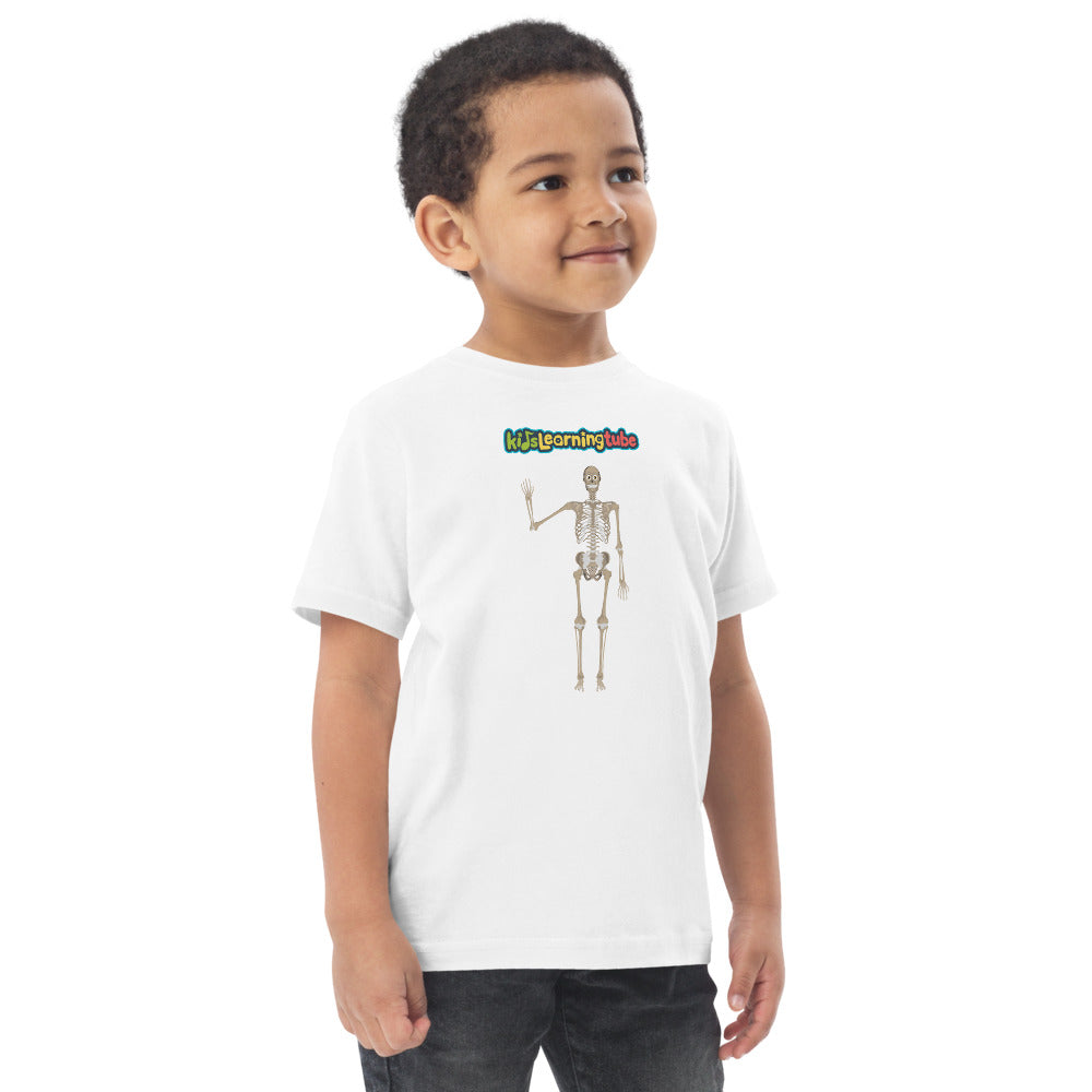 Skeleton - Toddler jersey t-shirt