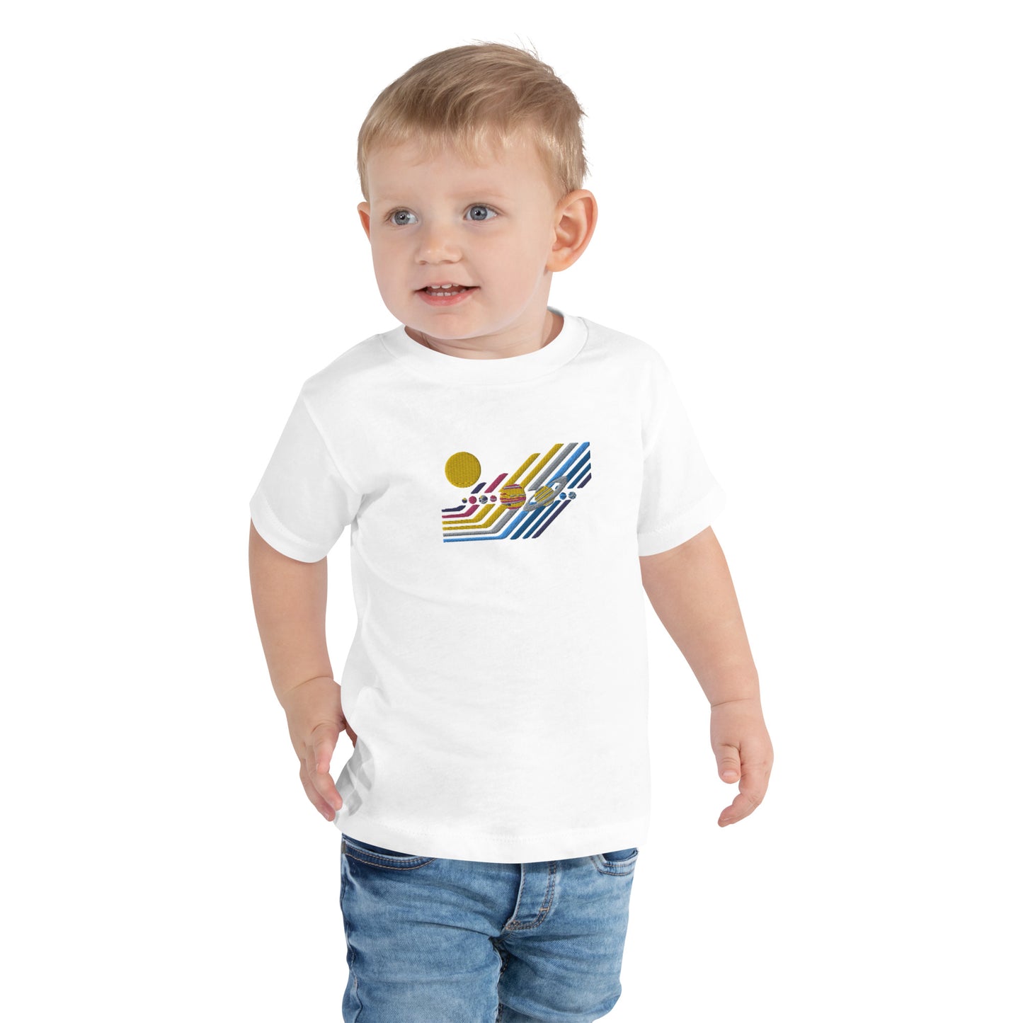Solar System Toddler Short Sleeve Tee shirt