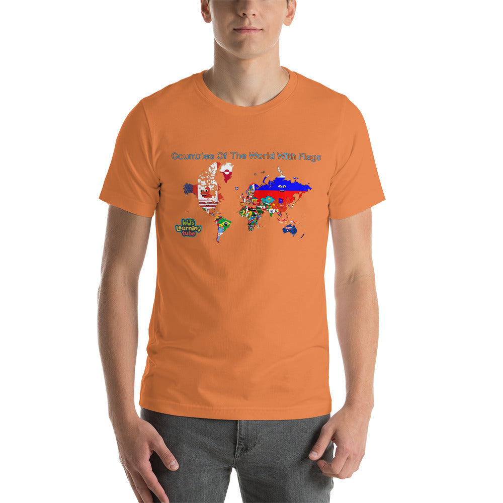 Countries of the World - Short-Sleeve Unisex T-Shirt