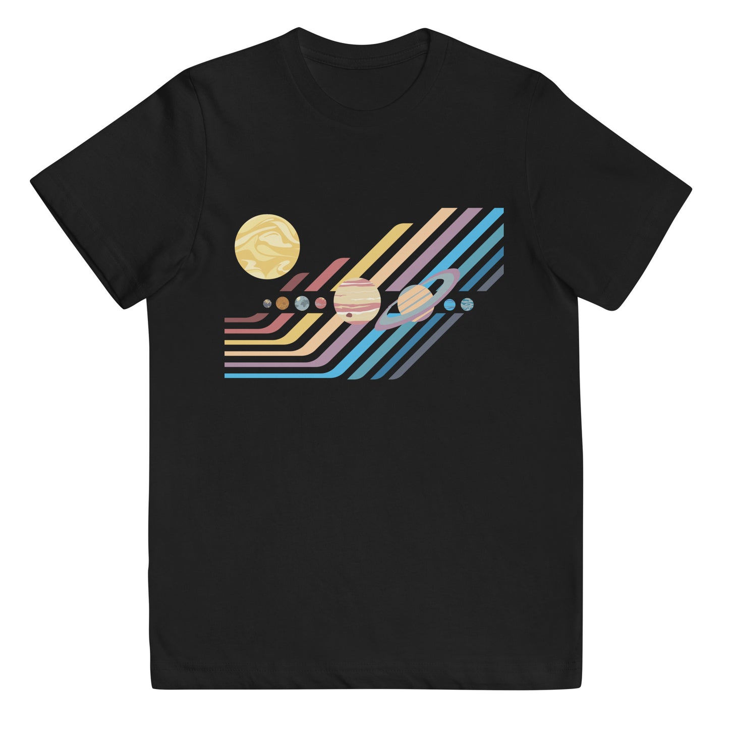 Solar System Youth jersey t-shirt retro