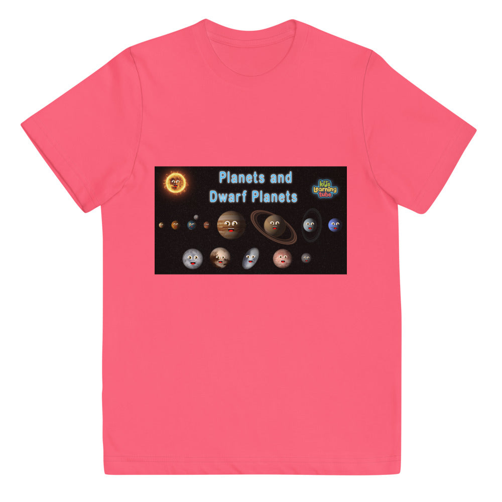 8 Planets and 5 Dwarf Planets - Youth jersey t-shirt