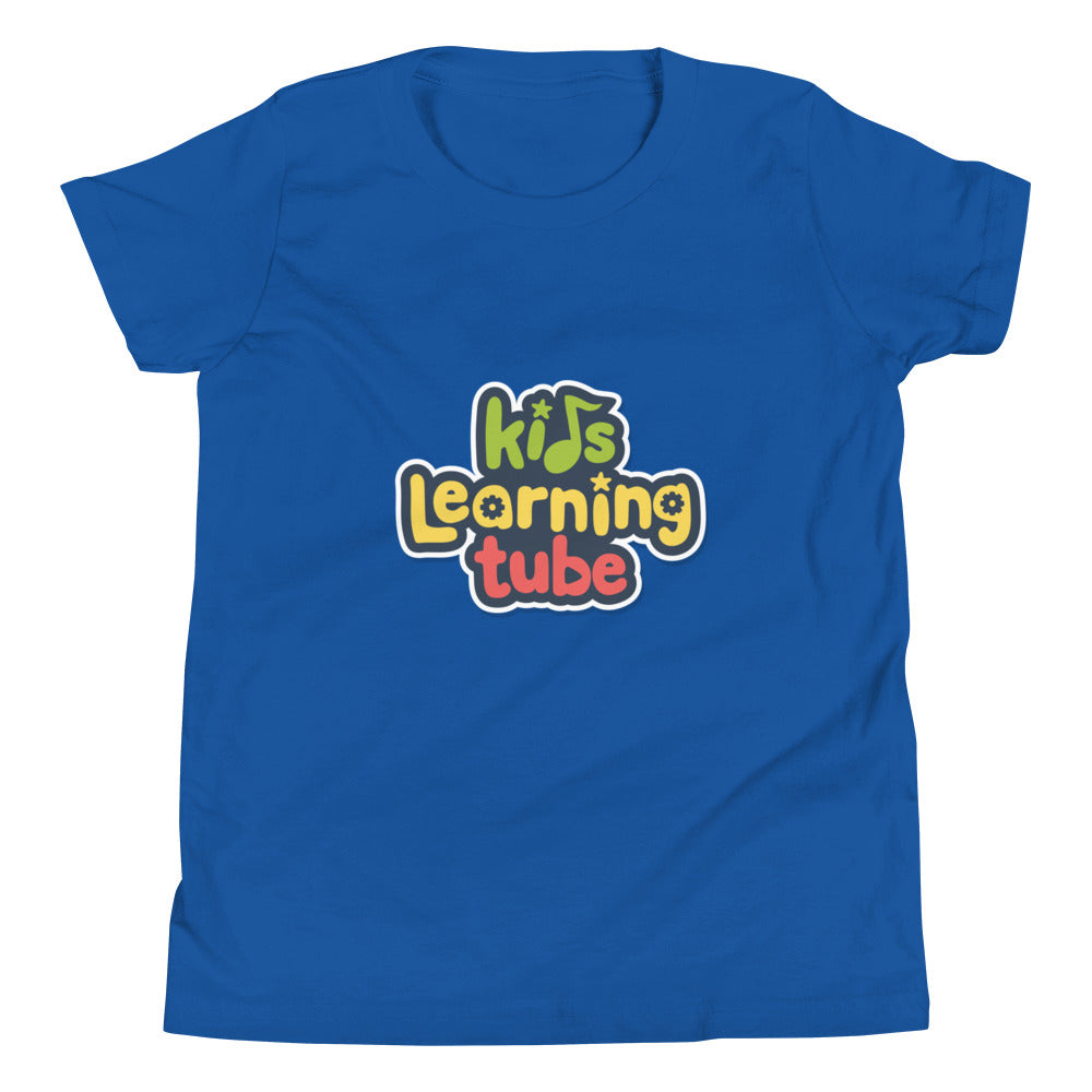 Kids Learning Tube Stack Logo - Youth Short Sleeve T-Shirt